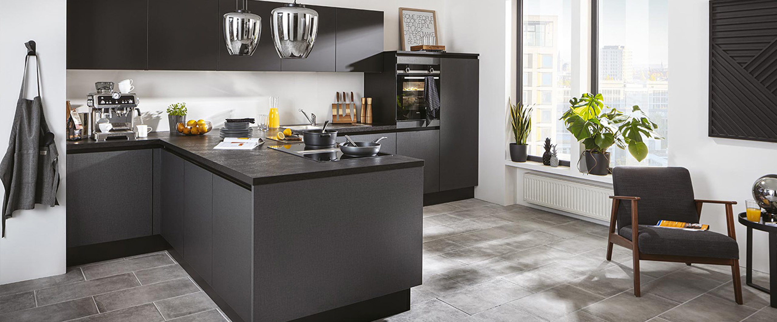 Küche – Grifflose Harmonie – Slidebild 1 groß