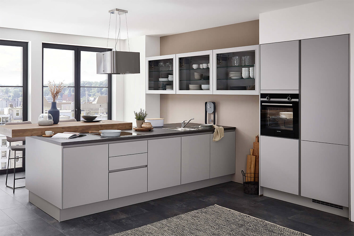 Küche – Griffloser Glamour – Slidebild 1 klein