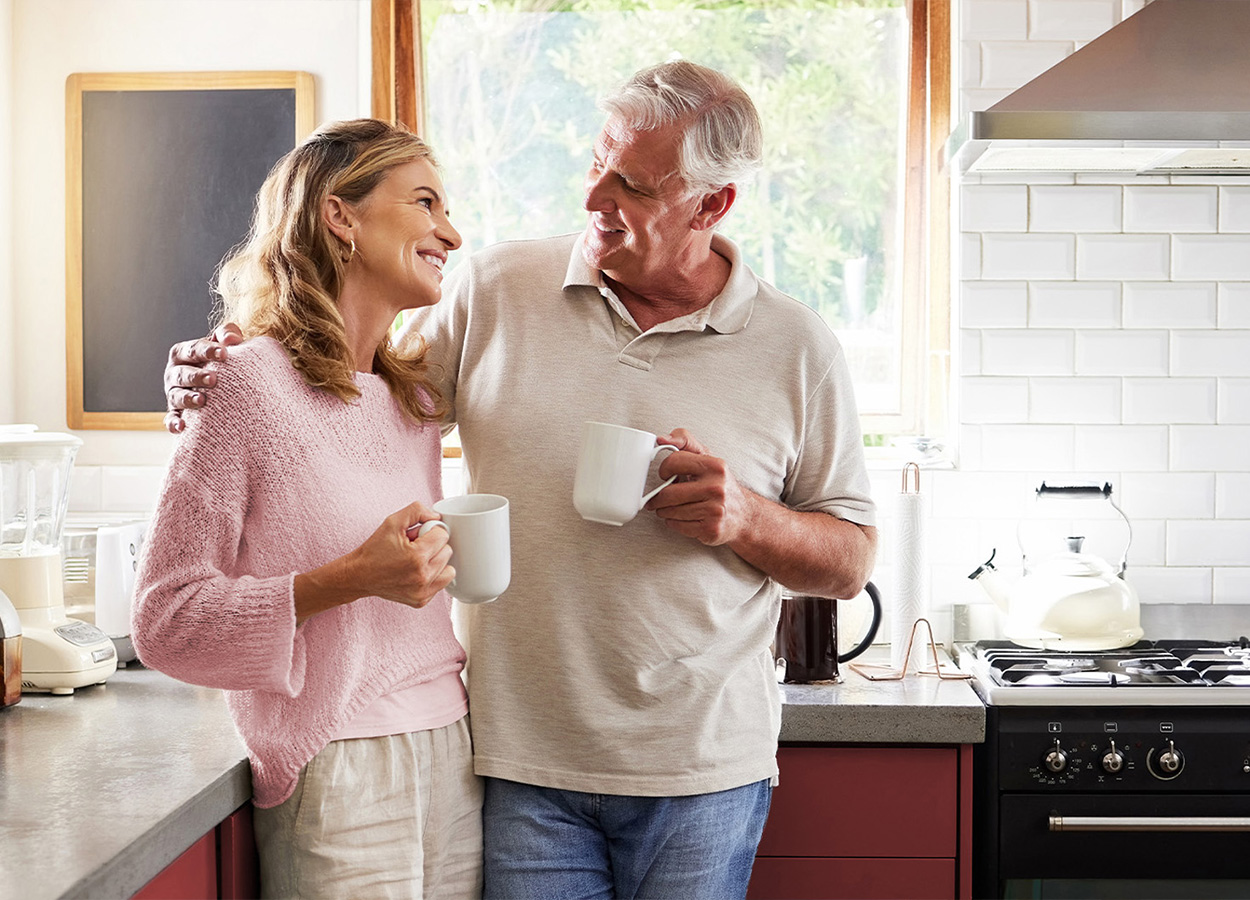 Ehepaar in der Küche