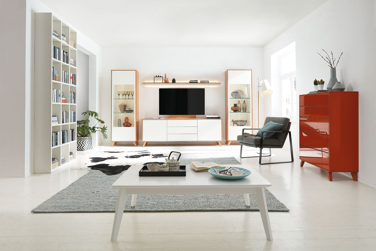 moderne Wohnwand Hero Mobile